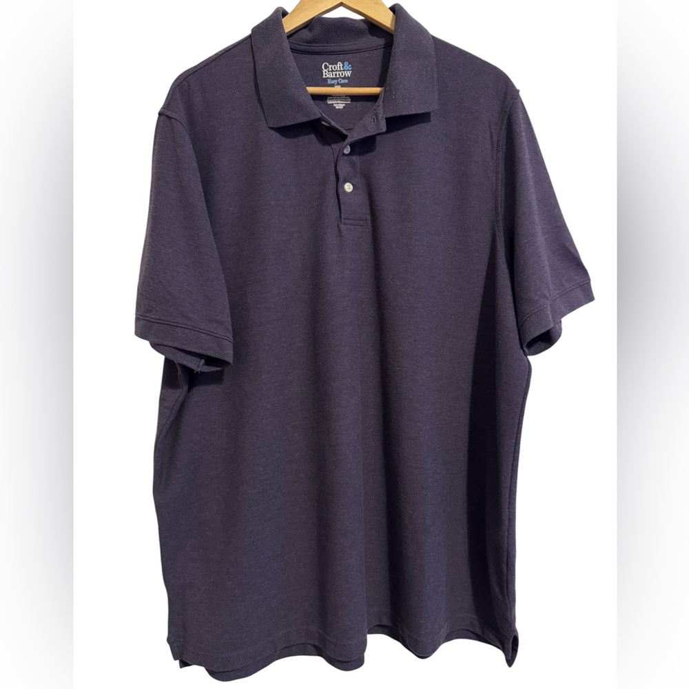 Croft & Barrow Dark Gray Polo Shirt